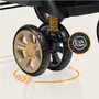 Carucior sport, Lionelo, Emma Plus, Cu tavita, 2 Suporturi pentru pahar, Geanta accesorii, Conform cu standardul european de securitate EN1888-1, Pink Scandi - 29