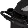 Lionelo - Carucior sport Emma Plus, Cu tavita, 2 Suporturi pentru pahar, Geanta accesorii, Conform cu standardul european de securitate EN1888-1, Stone - 11