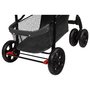 Lionelo - Carucior sport Emma Plus, Cu tavita, 2 Suporturi pentru pahar, Geanta accesorii, Conform cu standardul european de securitate EN1888-1,  Vivid Turquoise - 14