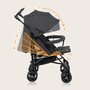 Carucior sport compact, Lionelo, Irma, Spatar reglabil in 4 pozitii, Suport picioare reglabil, Manere rotative, Pliere tip umbrela, 6- 36 luni, Pana la 15 kg, Conform cu EN1888-1:2018, Gri/Negru - 8