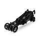 Carucior sport compact, Lionelo, Irma, Spatar reglabil in 4 pozitii, Suport picioare reglabil, Manere rotative, Pliere tip umbrela, 6- 36 luni, Pana la 15 kg, Conform cu EN1888-1:2018, Gri/Negru - 13