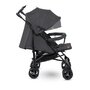 Carucior sport compact, Lionelo, Irma, Spatar reglabil in 4 pozitii, Suport picioare reglabil, Manere rotative, Pliere tip umbrela, 6- 36 luni, Pana la 15 kg, Conform cu EN1888-1:2018, Gri/Negru - 5