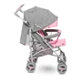 Carucior sport compact, Lionelo, Irma, Spatar ajustabil in 4 pozitii, Suport picioare reglabil, Manere rotative, Pliere tip umbrela, 6- 36 luni, Pana la 15 kg, Conform cu EN1888-1:2018, Roz - 6