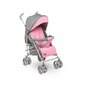 Carucior sport compact, Lionelo, Irma, Spatar reglabil in 4 pozitii, Suport picioare reglabil, Manere rotative, Pliere tip umbrela, 6- 36 luni, Pana la 15 kg, Conform cu EN1888-1:2018, Roz - 1