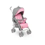 Carucior sport compact, Lionelo, Irma, Spatar ajustabil in 4 pozitii, Suport picioare reglabil, Manere rotative, Pliere tip umbrela, 6- 36 luni, Pana la 15 kg, Conform cu EN1888-1:2018, Roz - 1