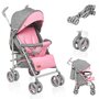 Carucior sport compact, Lionelo, Irma, Spatar reglabil in 4 pozitii, Suport picioare reglabil, Manere rotative, Pliere tip umbrela, 6- 36 luni, Pana la 15 kg, Conform cu EN1888-1:2018, Roz - 4