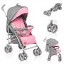 Carucior sport compact, Lionelo, Irma, Spatar ajustabil in 4 pozitii, Suport picioare reglabil, Manere rotative, Pliere tip umbrela, 6- 36 luni, Pana la 15 kg, Conform cu EN1888-1:2018, Roz - 4