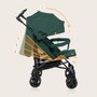 Carucior sport compact, Lionelo, Irma, Spatar reglabil in 4 pozitii, Suport picioare reglabil, Manere rotative, Pliere tip umbrela, 6- 36 luni, Pana la 15 kg, Conform cu EN1888-1:2018, Verde - 12