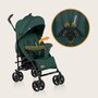Carucior sport compact, Lionelo, Irma, Spatar reglabil in 4 pozitii, Suport picioare reglabil, Manere rotative, Pliere tip umbrela, 6- 36 luni, Pana la 15 kg, Conform cu EN1888-1:2018, Verde - 9