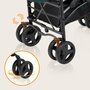 Carucior sport compact, Lionelo, Irma, Spatar reglabil in 4 pozitii, Suport picioare reglabil, Manere rotative, Pliere tip umbrela, 6- 36 luni, Pana la 15 kg, Conform cu EN1888-1:2018, Verde - 13