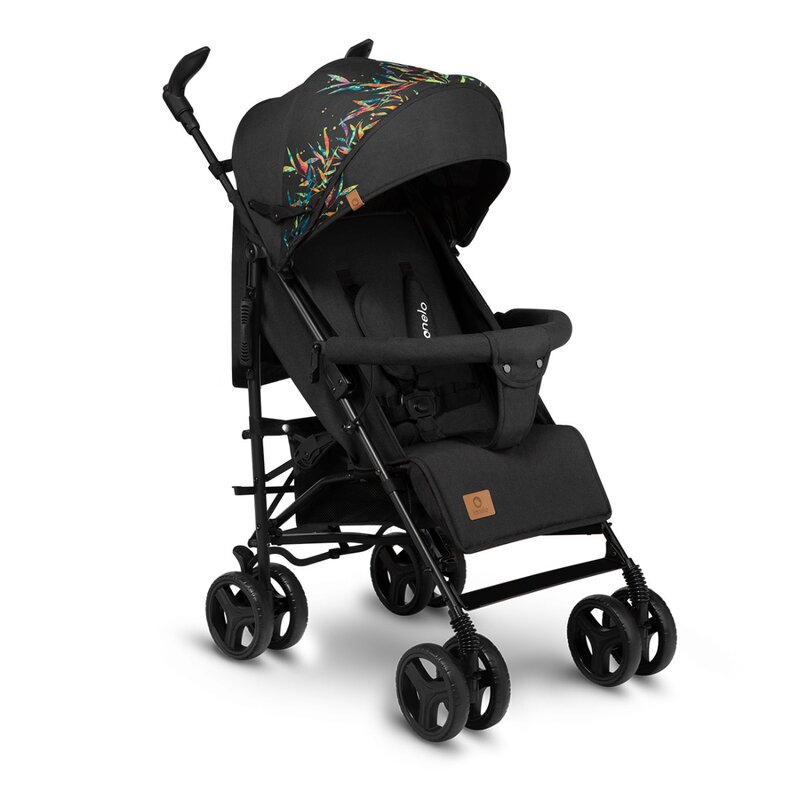 Lionelo - carucior sport irma dreamin\', editie limitata, cu husa de picioare, cu plasa de tantari, conform cu standardul european de securitate en1888-1, negru