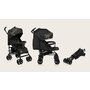 Carucior sport compact, Lionelo, Irma, Spatar reglabil in 4 pozitii, Suport picioare reglabil, Manere rotative, Pliere tip umbrela, 6- 36 luni, Pana la 15 kg, Conform cu EN1888-1:2018, Negru - 3