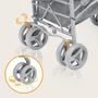 Carucior sport compact, Lionelo, Irma, Spatar ajustabil in 4 pozitii, Suport picioare reglabil, Manere rotative, Pliere tip umbrela, 6- 36 luni, Pana la 15 kg, Conform cu EN1888-1:2018, Gri - 11