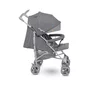 Carucior sport compact, Lionelo, Irma, Spatar ajustabil in 4 pozitii, Suport picioare reglabil, Manere rotative, Pliere tip umbrela, 6- 36 luni, Pana la 15 kg, Conform cu EN1888-1:2018, Gri - 6