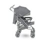 Carucior sport compact, Lionelo, Irma, Spatar reglabil in 4 pozitii, Suport picioare reglabil, Manere rotative, Pliere tip umbrela, 6- 36 luni, Pana la 15 kg, Conform cu EN1888-1:2018, Gri - 7