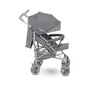 Carucior sport compact, Lionelo, Irma, Spatar ajustabil in 4 pozitii, Suport picioare reglabil, Manere rotative, Pliere tip umbrela, 6- 36 luni, Pana la 15 kg, Conform cu EN1888-1:2018, Gri - 7