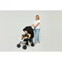 Carucior sport compact, Lionelo, Irma, Spatar ajustabil in 4 pozitii, Suport picioare reglabil, Manere rotative, Pliere tip umbrela, 6- 36 luni, Pana la 15 kg, Conform cu EN1888-1:2018, Gri - 22