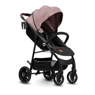 Lionelo - Carucior sport Zoey, De la nastere, Cu accesorii, Cadru din aluminiu, 0- 15 kg, Roz, Resigilat
