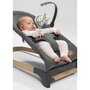 Fotoliu balansoar, Lionelo June AIR, Cu arcada cu jucarii, Ergonomic, Permite circulatia aerului, Balansare manuala, Pliabil, 0 luni+, Gri - 6