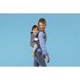 Lionelo - Marsupiu ergonomic Margareet, Cu 3 pozitii de transport, Cu gluga, Pana la 20 Kg, Aprobat de Institutul International de Displazie de Sold, Conform cu standardul european de securitate CEN TR 16512, Wave - 15