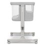 Patut co-sleeper, Lionelo, Aurora, 3 in 1, Cu leganare si setare unghiulara, Include saltea cu densitate T25 si geanta transport, Reglabil in 5 pozitii, Pana la 9 kg, 0 luni+, 85x60x66 cm, Certificari EN 1130:2019+AC:2020, EN 16890:2, Gri deschis - 18