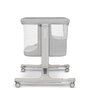 Patut co-sleeper, Lionelo, Aurora, 3 in 1, Cu leganare si setare unghiulara, Include saltea cu densitate T25 si geanta transport, Reglabil in 5 pozitii, Pana la 9 kg, 0 luni+, 85x60x66 cm, Certificari EN 1130:2019+AC:2020, EN 16890:2, Gri deschis - 19
