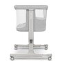 Patut co-sleeper, Lionelo, Aurora, 3 in 1, Cu leganare si setare unghiulara, Include saltea cu densitate T25 si geanta transport, Reglabil in 5 pozitii, Pana la 9 kg, 0 luni+, 85x60x66 cm, Certificari EN 1130:2019+AC:2020, EN 16890:2, Gri deschis - 22