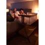Patut co-sleeper, Lionelo, Luna, 2 in 1, Cu laterala culisanta, Cu setare unghiulara, Cu roti, Reglabil in 6 pozitii pe inaltime, Gri deschis - 3