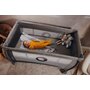 Patut pliant, Lionelo, Stefi Plus, Cu doua nivele, Cu intrare laterala cu fermoar, 2 roti, 120 x 60 cm, Conform cu standardul european de securitate EN 716, Roz/Galben - 23