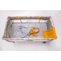 Patut pliant, Lionelo, Stefi Plus, Cu doua nivele, Cu intrare laterala cu fermoar, 2 roti, 120x60 cm, Conform cu standardul european de securitate EN 716, Gri - 22