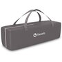 Patut pliant, Lionelo, Sven Plus, 120x60 cm, Cu doua nivele, Cu arcada jucarii, masuta de infasat, vibratii, melodii  conform cu standardele europeane de securitate EN716 si EN12221, Grey Scandi - 25