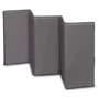 Patut pliant, Lionelo, Sven Plus, 120x60 cm, Cu doua nivele, Cu arcada jucarii, masuta de infasat, vibratii, melodii  conform cu standardele europeane de securitate EN716 si EN12221, Grey Scandi - 18