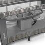 Patut pliant, Lionelo, Sven Plus, 120x60 cm, Cu doua nivele, Cu arcada jucarii, masuta de infasat, vibratii, melodii  conform cu standardele europeane de securitate EN716 si EN12221, Grey Scandi - 24
