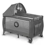 Patut pliant, Lionelo, Sven Plus, 120x60 cm, Cu doua nivele, Cu arcada jucarii, masuta de infasat, vibratii, melodii  conform cu standardele europeane de securitate EN716 si EN12221, Grey Scandi - 8