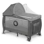 Patut pliant, Lionelo, Sven Plus, 120x60 cm, Cu doua nivele, Cu arcada jucarii, masuta de infasat, vibratii, melodii  conform cu standardele europeane de securitate EN716 si EN12221, Grey Scandi - 9