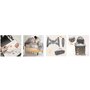 Patut pliant, Lionelo, Sven Plus, 120x60 cm, Cu doua nivele, Cu arcada jucarii, masuta de infasat, vibratii, melodii  conform cu standardele europeane de securitate EN716 si EN12221, Grey Scandi - 37