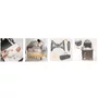 Patut pliant, Lionelo, Sven Plus, 120x60 cm, Cu doua nivele, Cu arcada jucarii, masuta de infasat, vibratii, melodii  conform cu standardele europeane de securitate EN716 si EN12221, Grey Scandi - 38