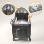 Patut pliant, Lionelo, Sven Plus, 120x60 cm, Cu doua nivele, Cu arcada jucarii, masuta de infasat, vibratii, melodii  conform cu standardele europeane de securitate EN716 si EN12221, Grey Scandi - 13