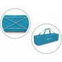 Lionelo - Patut pliant cu un nivel Stefi, Cu intrare laterala cu fermoar, 2 roti, 120x60 cm, Conform cu standardul european de securitate EN 716, Turquoise - 12