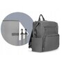 Lionelo - Rucsac impermeabil pentru mamici Cube, Cu 12 compartimente si salteluta de schimbat, Cu prindere universala de carucior, 36 x 36 x 23 cm, Gri - 11