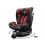 Lionelo - Scaun auto Braam Burgundy Pozitie de somn, Protectie laterala, Rotire 360 grade, 0-36 Kg, cu Isofix, Conform cu standardul european de securitate ECE R44/04, Rosu