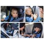 Lionelo - Scaun auto Bastiaan Pozitie de somn, Rotire 360 grade, 0-36 Kg, Cu Isofix si Centura Top Tether, Conform cu standardul european de securitate ECE R44/04, Gri - 34