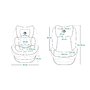 Lionelo - Scaun auto Sander Spatar reglabil, Forward-Facing sau Rear-Facing, Pozitie de somn, 0-36 Kg, Cu Isofix si centura Top Tether, Conform cu standardul european de securitate ECE R44/04, Bej - 9