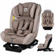 Lionelo - Scaun auto Sander Spatar reglabil, Forward-Facing sau Rear-Facing, Pozitie de somn, 0-36 Kg, Cu Isofix si centura Top Tether, Conform cu standardul european de securitate ECE R44/04, Bej