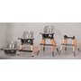 Scaun de masa, Lionelo, Mona, 4 in 1, Transformabil, Reglabil in inaltime in 3 pozitii, Conform cu standardele europene de securitate EN14988, EN16120, Black Onyx - 6