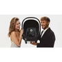 Scoica auto, Lionelo, i-Size Astrid, 0-13 Kg, 40-87 cm, Cu salteluta, Testat ADAC, Conform cu standardul european de securitate R129, Negru/Gri - 35
