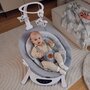 Set 2 in 1, Balansoar si landou, Lionelo, Bella, Rotative 360, Ecran tactil si telecomanda, Electric, Scaun reglabil, 6 miscari unice, 5 viteze, Cu melodii, Gri - 62