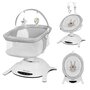 Set 2 in 1, Balansoar si landou, Lionelo, Bella, Rotative 360, Ecran tactil si telecomanda, Electric, Scaun reglabil, 6 miscari unice, 5 viteze, Cu melodii, Gri - 1