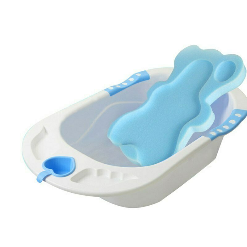 Little mom - burete suport baie pentru cadita blue