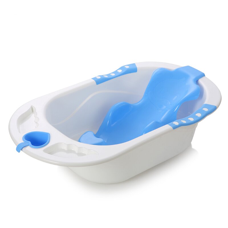 Little mom - cadita ergonomica cu reductor detasabil si termometru angel blue